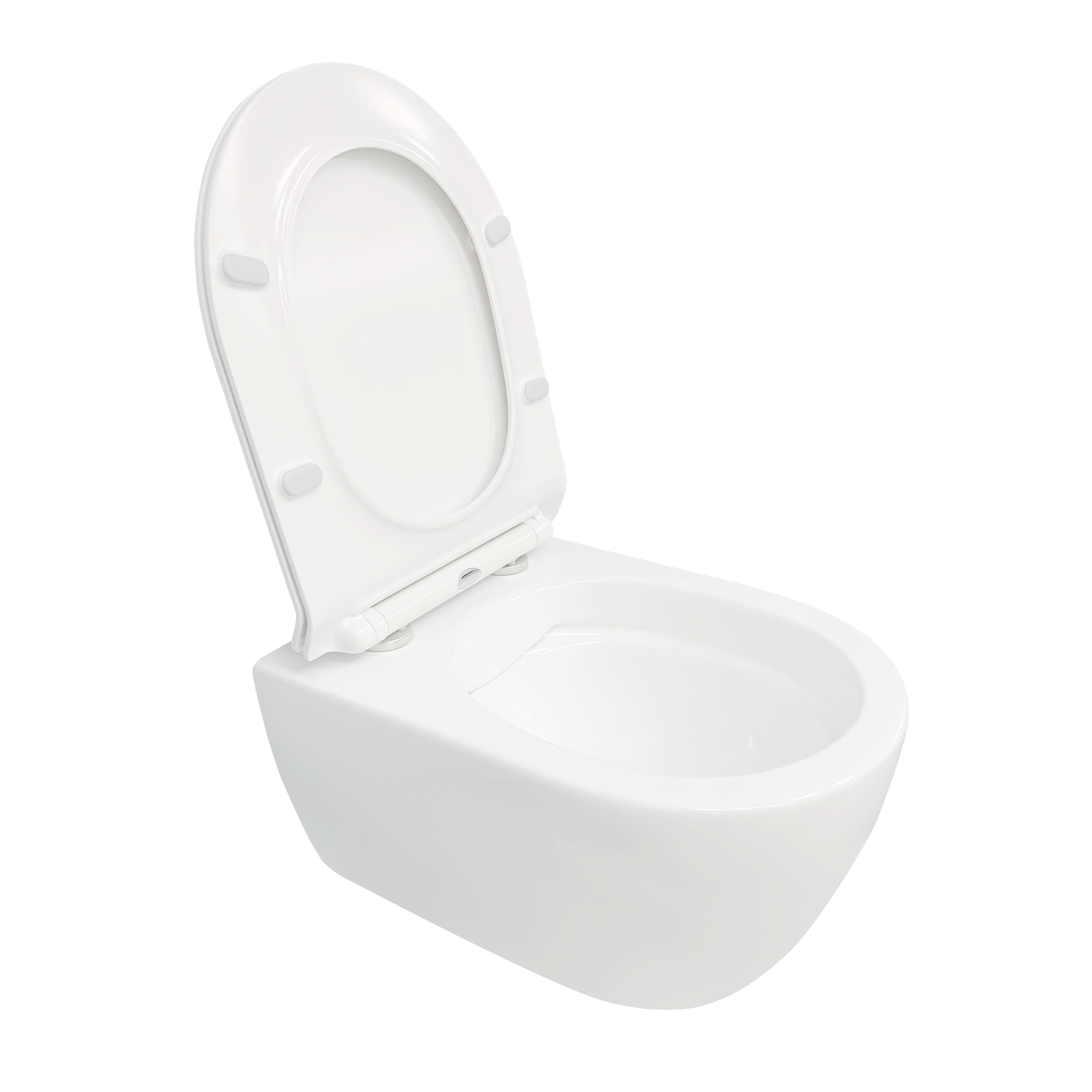 NEG Hänge-WC Uno11RLRK weißrandlos ToiletteKlo Bad-Keramik Nano-Beschichtung