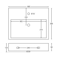 Vorschau: NEG Hänge-Waschbecken Uno66H (eckig) Vorschau: NEG Hänge-Waschbecken Uno66H (eckig)