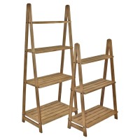 NEG Wandregal/Leiterregal BULMER (braun) Regal aus Echtholz NEG Wandregal/Leiterregal BULMER (braun) Regal aus Echtholz