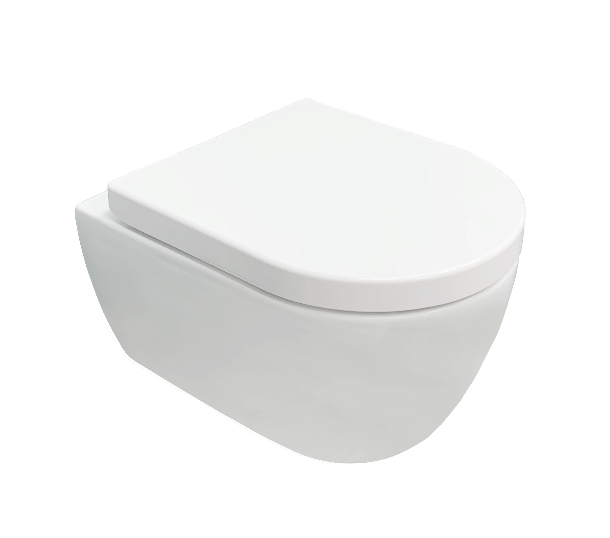 NEG Hänge-WC Uno11RLRK weißrandlos ToiletteKlo Bad-Keramik Nano-Beschichtung