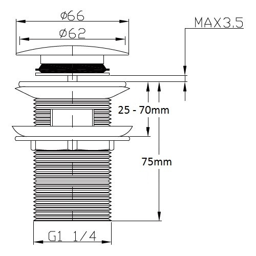 NEG Dichtungsring für Ablaufventile NX1033, NX1066, für Waschbecken, Ersatzteile