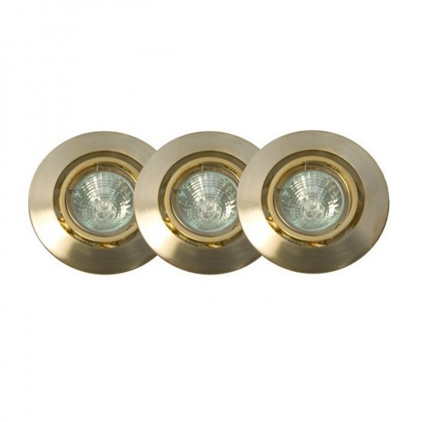 DIAG Einbauleuchten-Set, 3x20W GU5.3 (gold)
